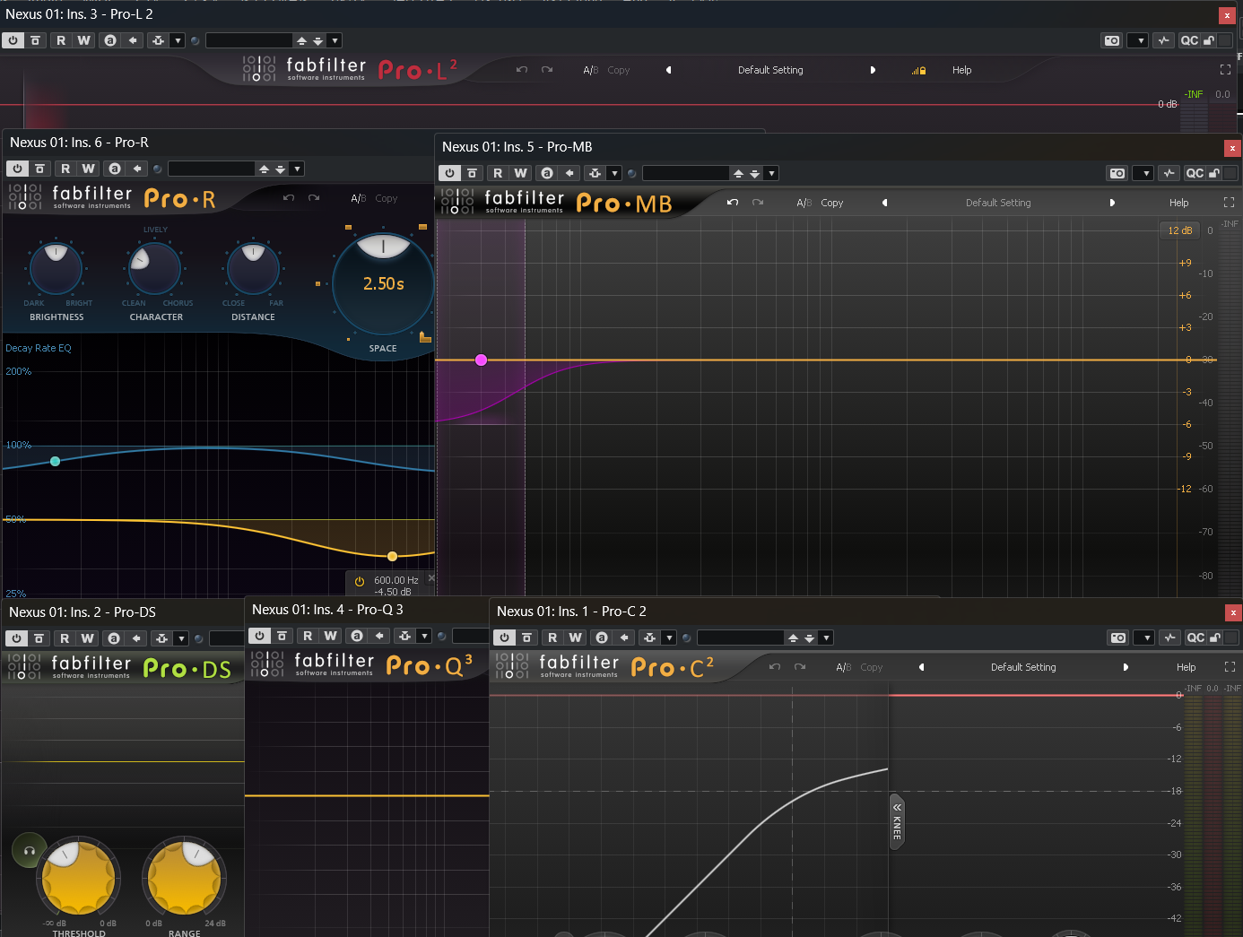 Fabfilter FabFilter Custom 6-Plugin Bundle – Pro-Q3, Pro-C2,
